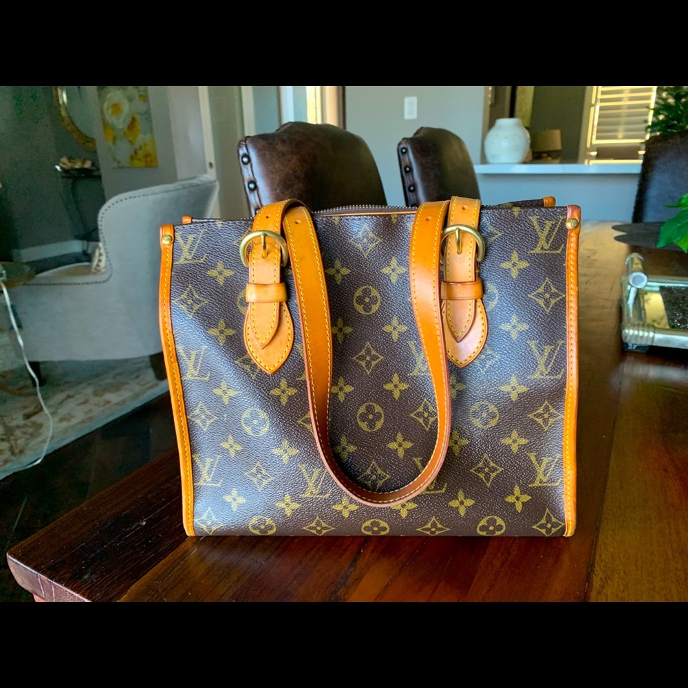 Louis Vuitton LV monogram Poppincourt Haute tote